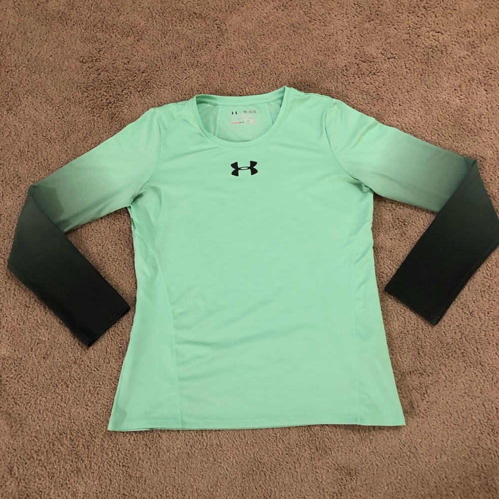 Under Armour Long Sleeve, Ombré green